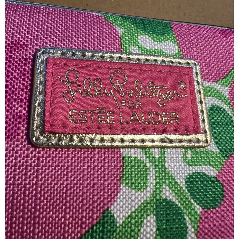 Estee Lauder Floral Cosmetic Makeup Bag by Lilly Pulitzer Design